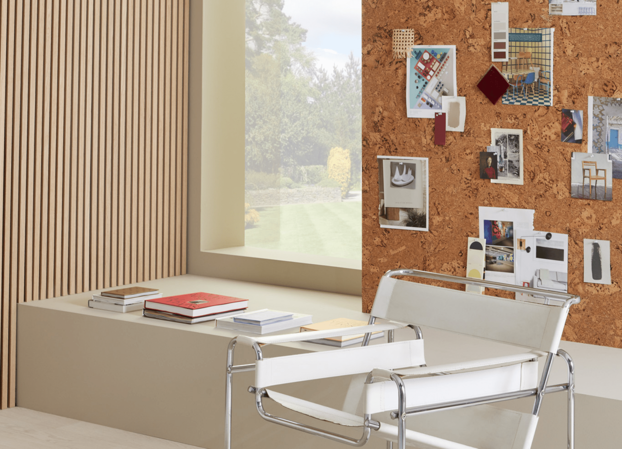 Cork Wall Decoration Design photo