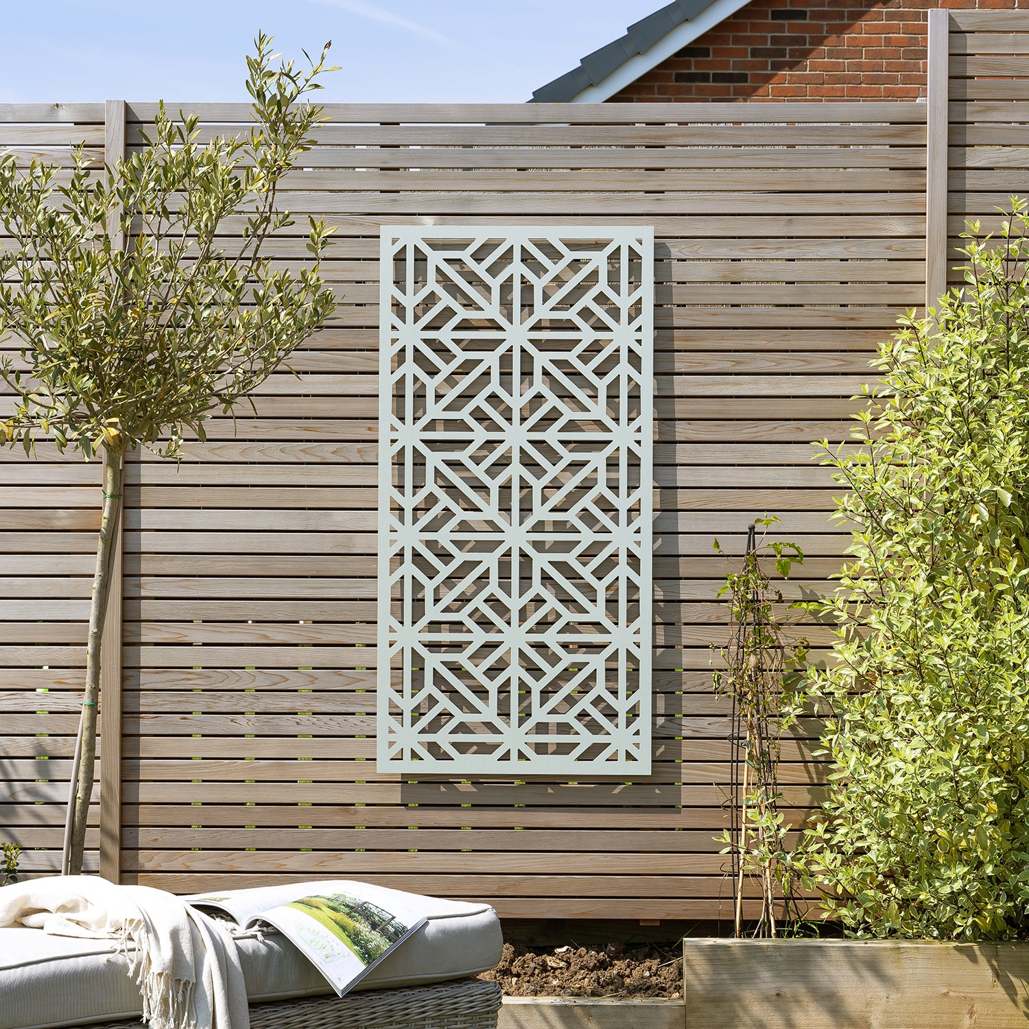 photo of bahia style decorative garden screen