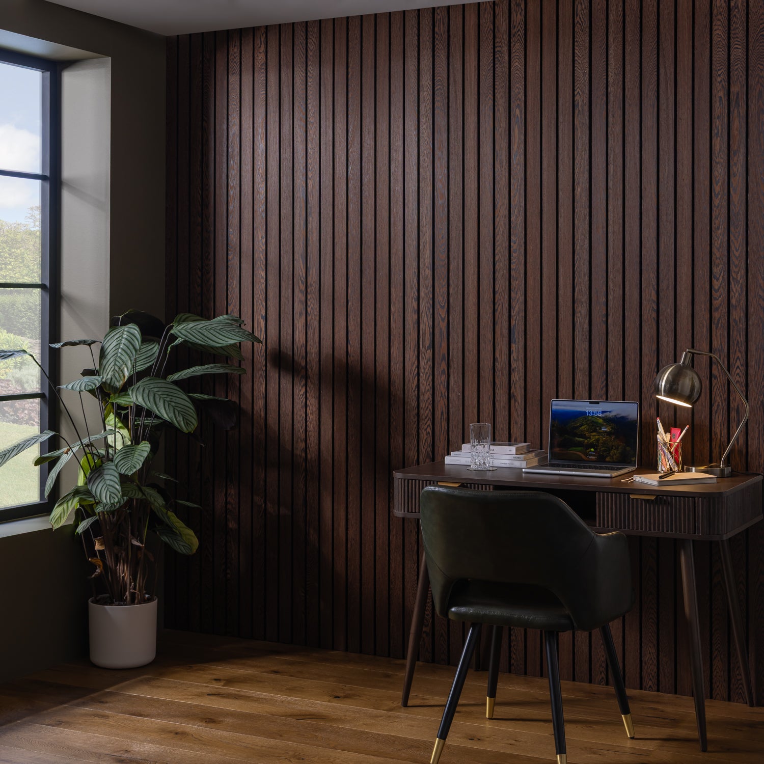 SlatWall Grand Acoustic Wenge Panel