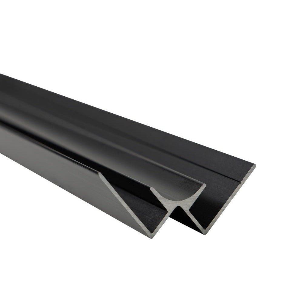 Sivara Matt Black Aluminium Internal Corner Trim