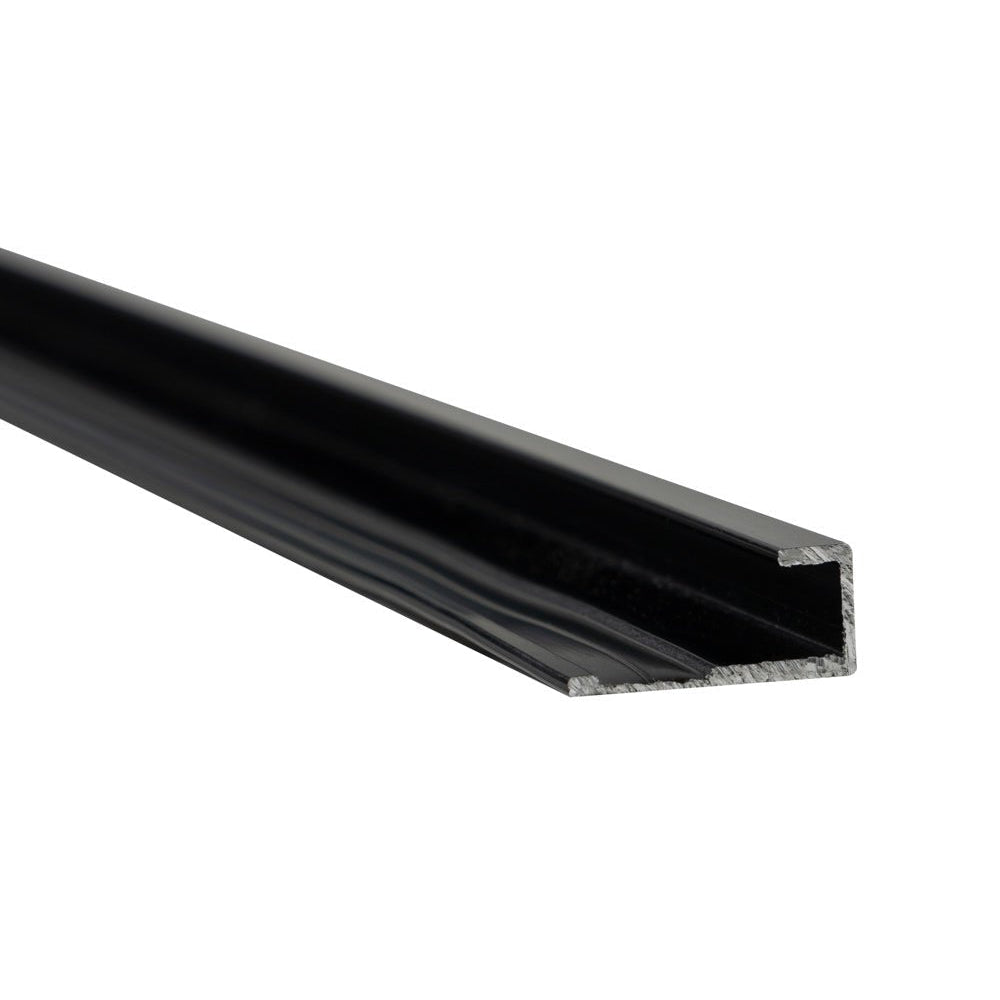 Sivara Matt Black Aluminium U Joint Trim
