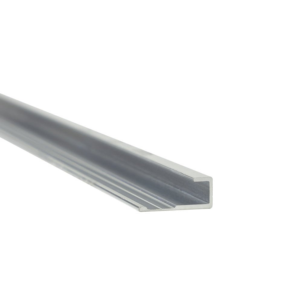 Sivara Matt Silver Aluminium U Joint Trim