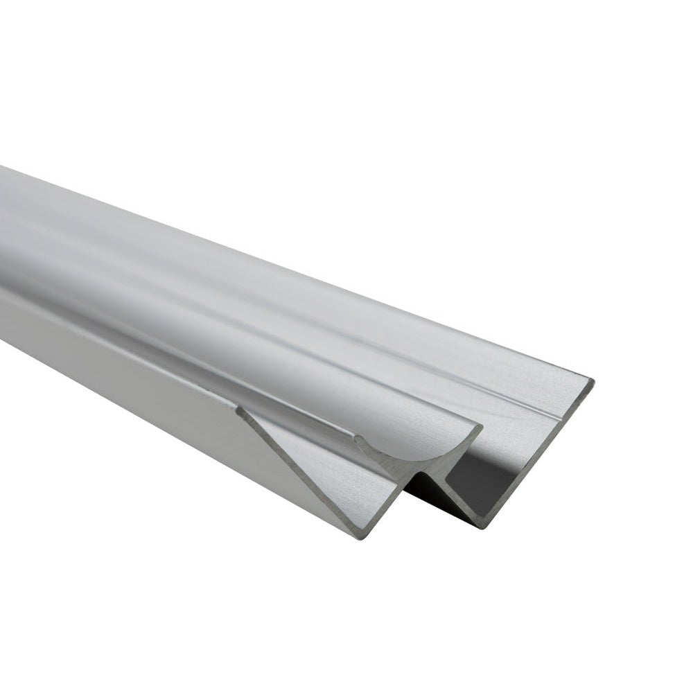 Sivara Matt Silver Aluminium Internal Corner Trim