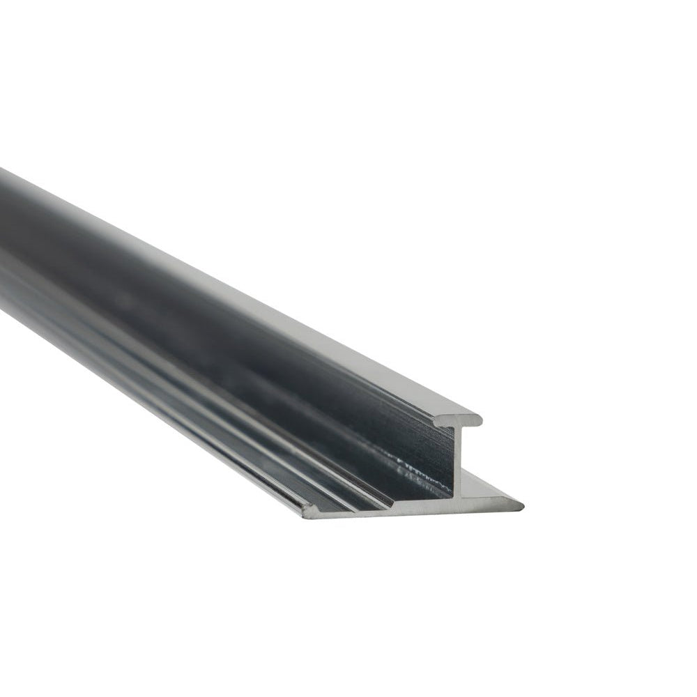 Sivara Polished Silver Aluminium H Joint Trim