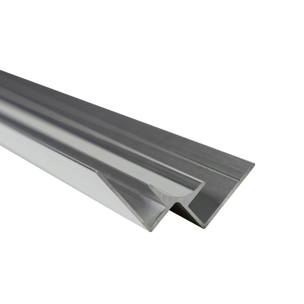 Sivara Polished Silver Aluminium Internal Corner Trim
