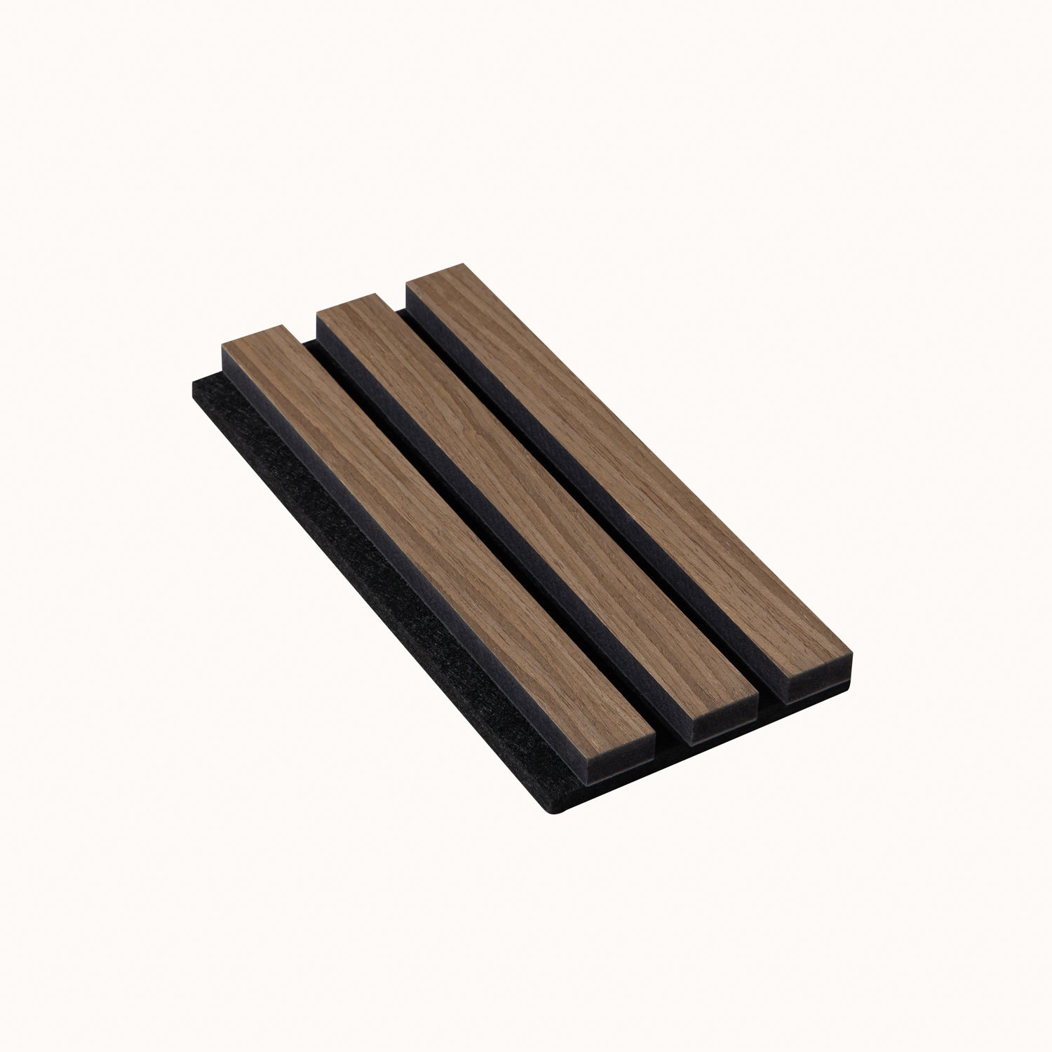 SlatWall Acoustic Dark Walnut Sample