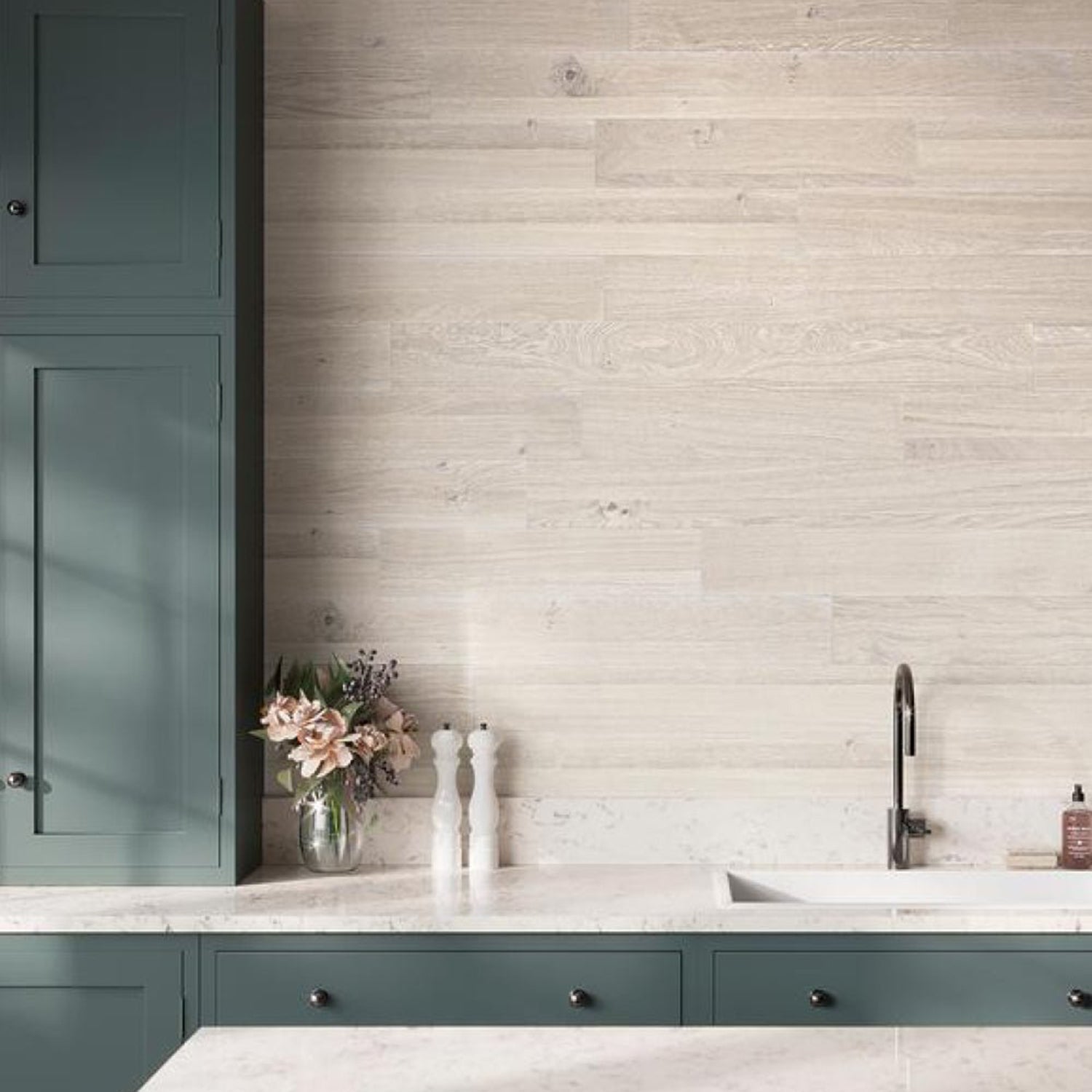 Alaska Oak Wood Wall Planks