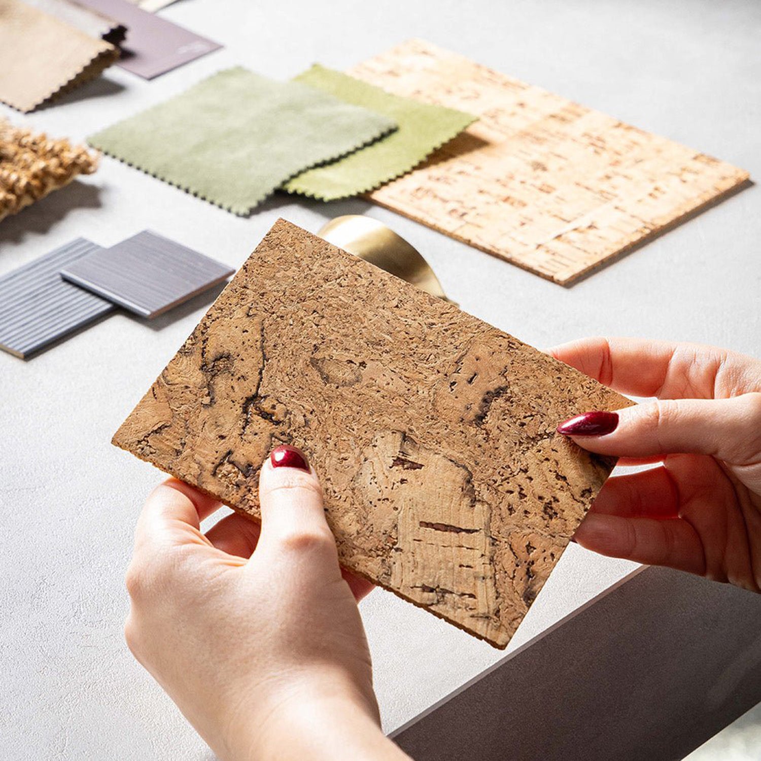 CorkWall Tile Cascais Natural Sample