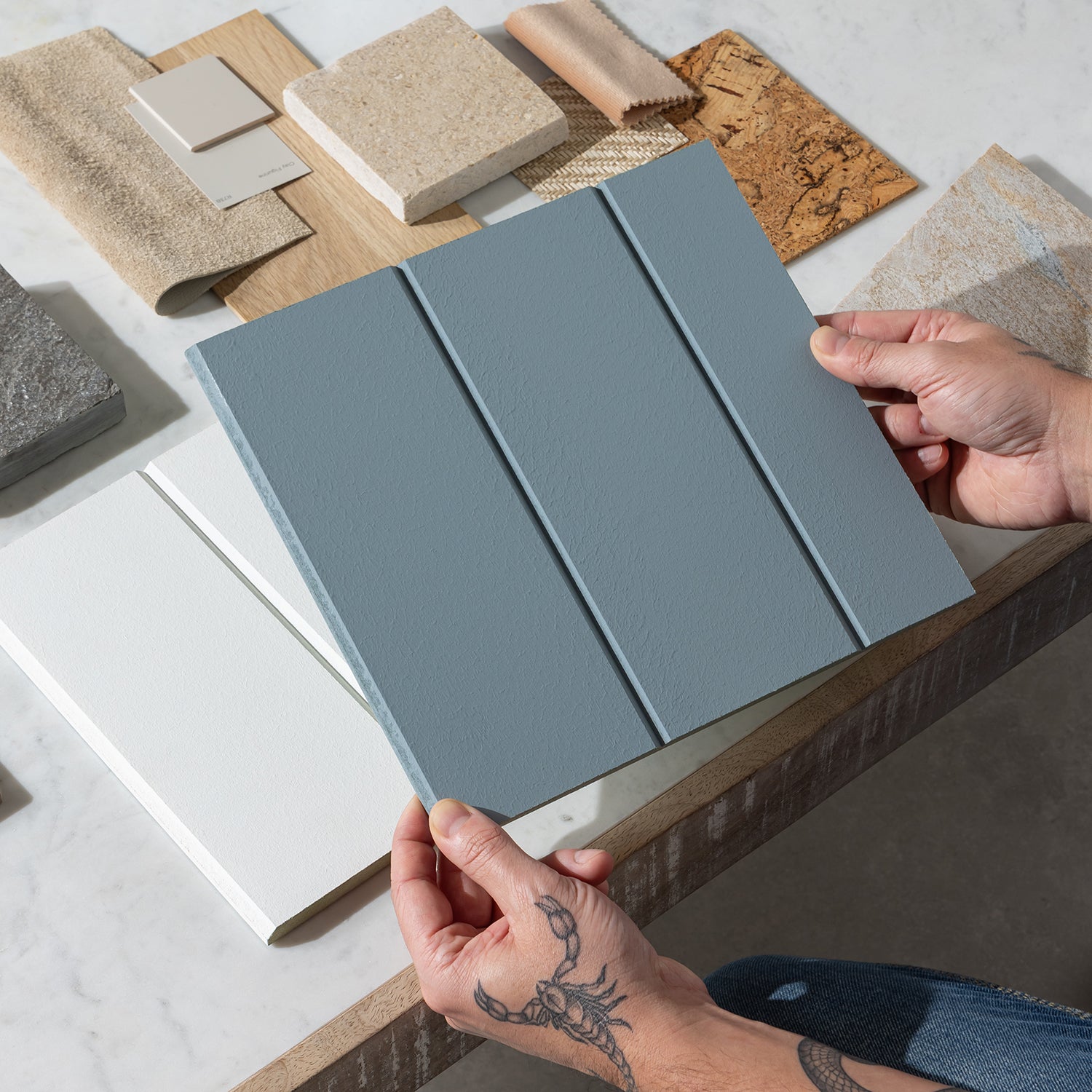 Legacy V-Groove Tongue & Groove MDF Sample