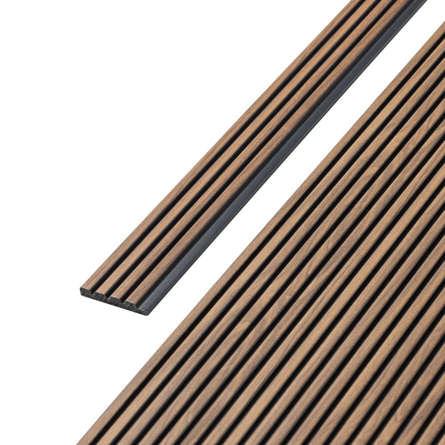 Milislat Waterproof Deep Walnut End Cap