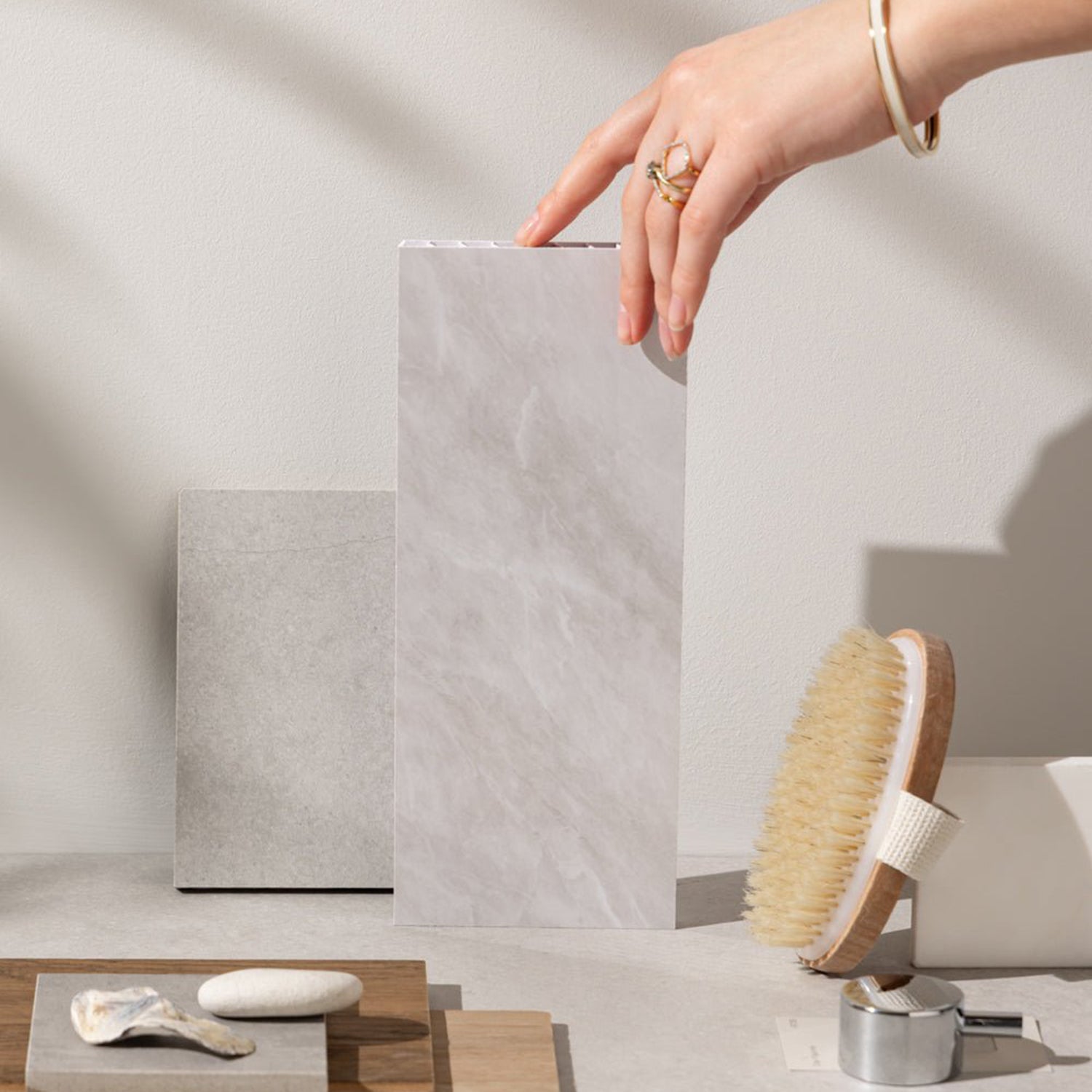 Sivara Dove Grey PVC Sample