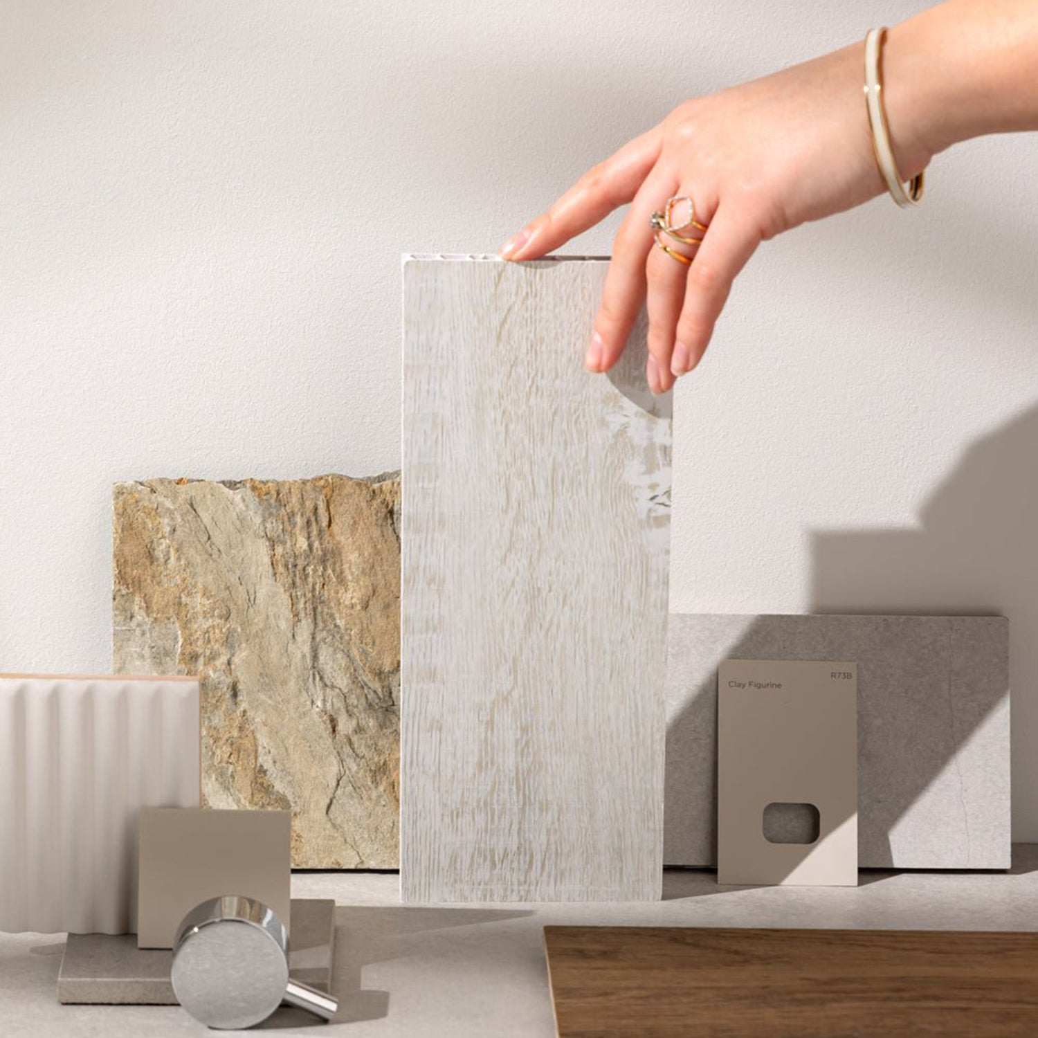 Sivara Silver Birch PVC Sample