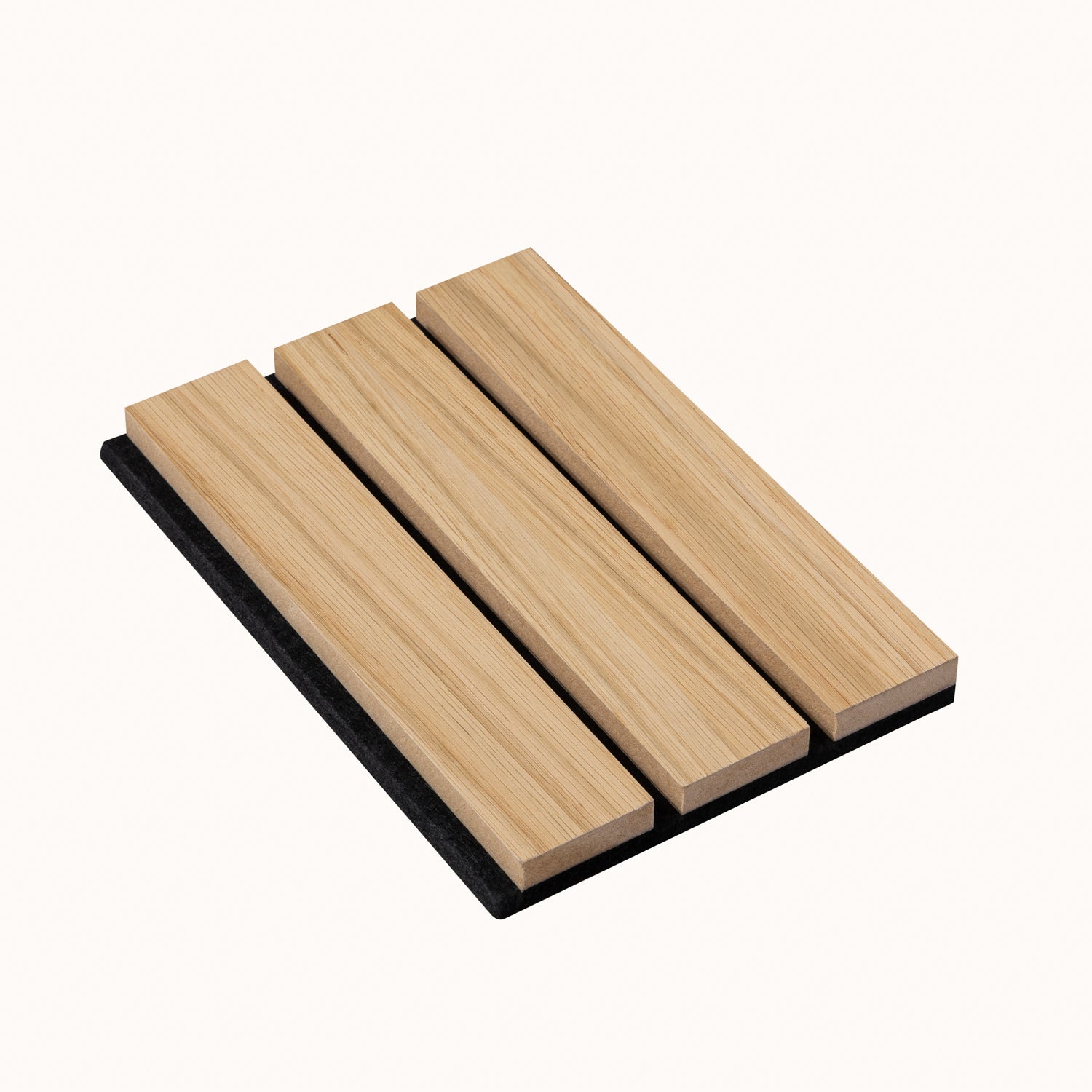 Slatwall Grand Acoustic Honey Oak Sample