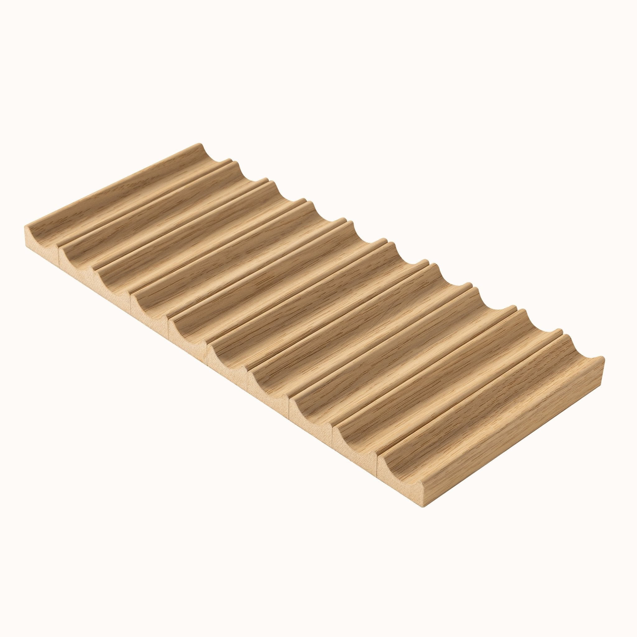 Arborelle Flex Light Oak Flexible Fluted Wood Effect Sample