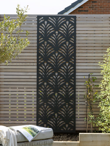 image of deco shell decorative garden screen 