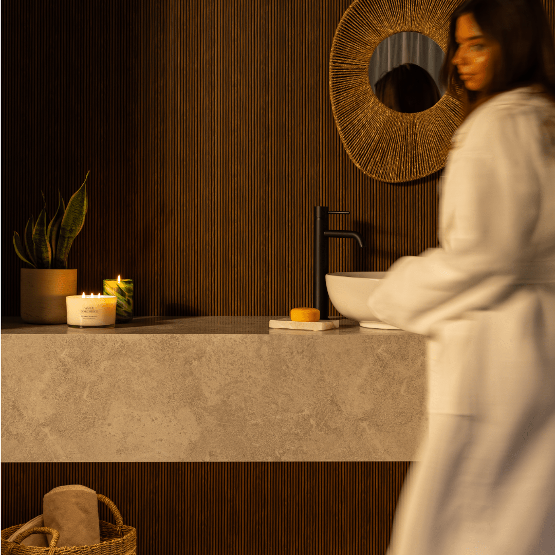 Milislat Waterproof Deep Walnut Wall Panel