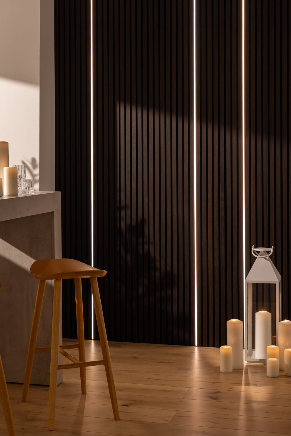 Slatwall Led Kit LUSTRE Warm White LED Light Kit | Naturewall SlatWall Accesories