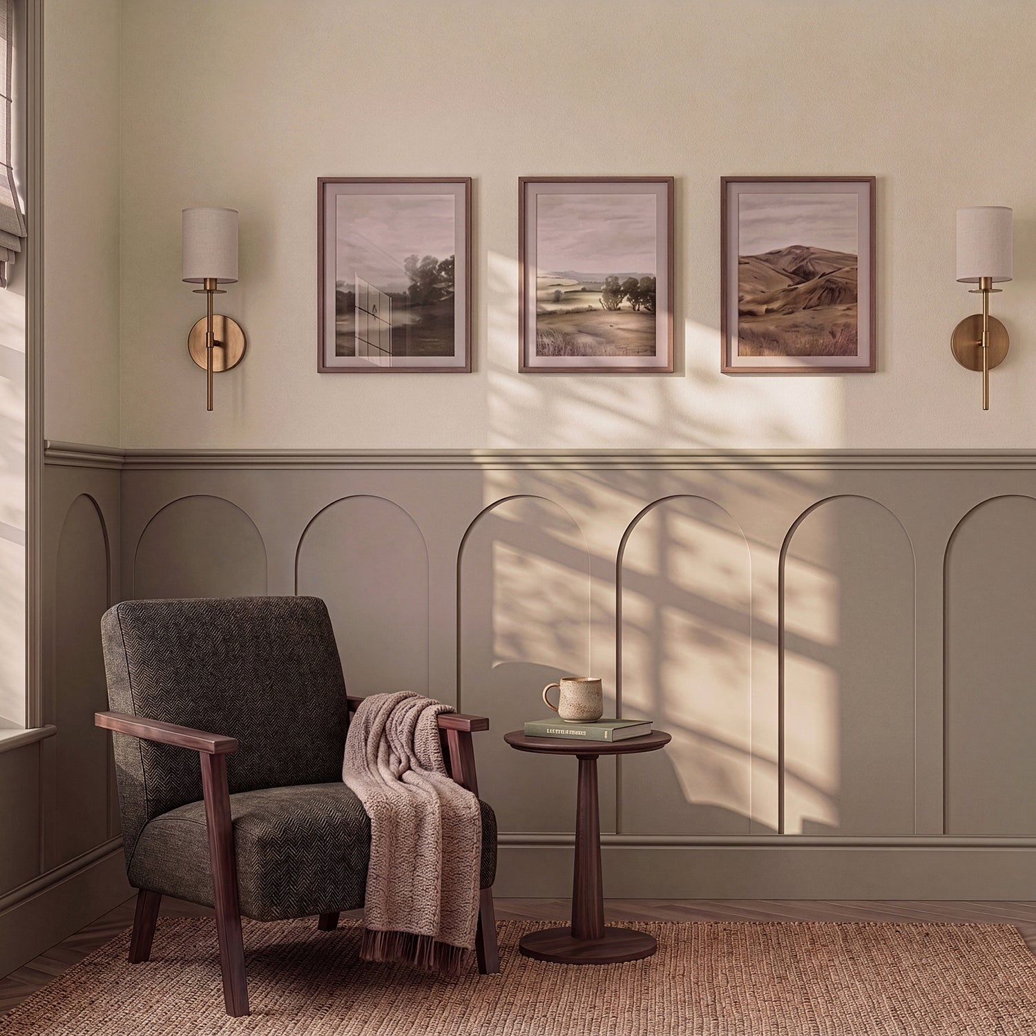 Arched MDF Paintable Wall Panel