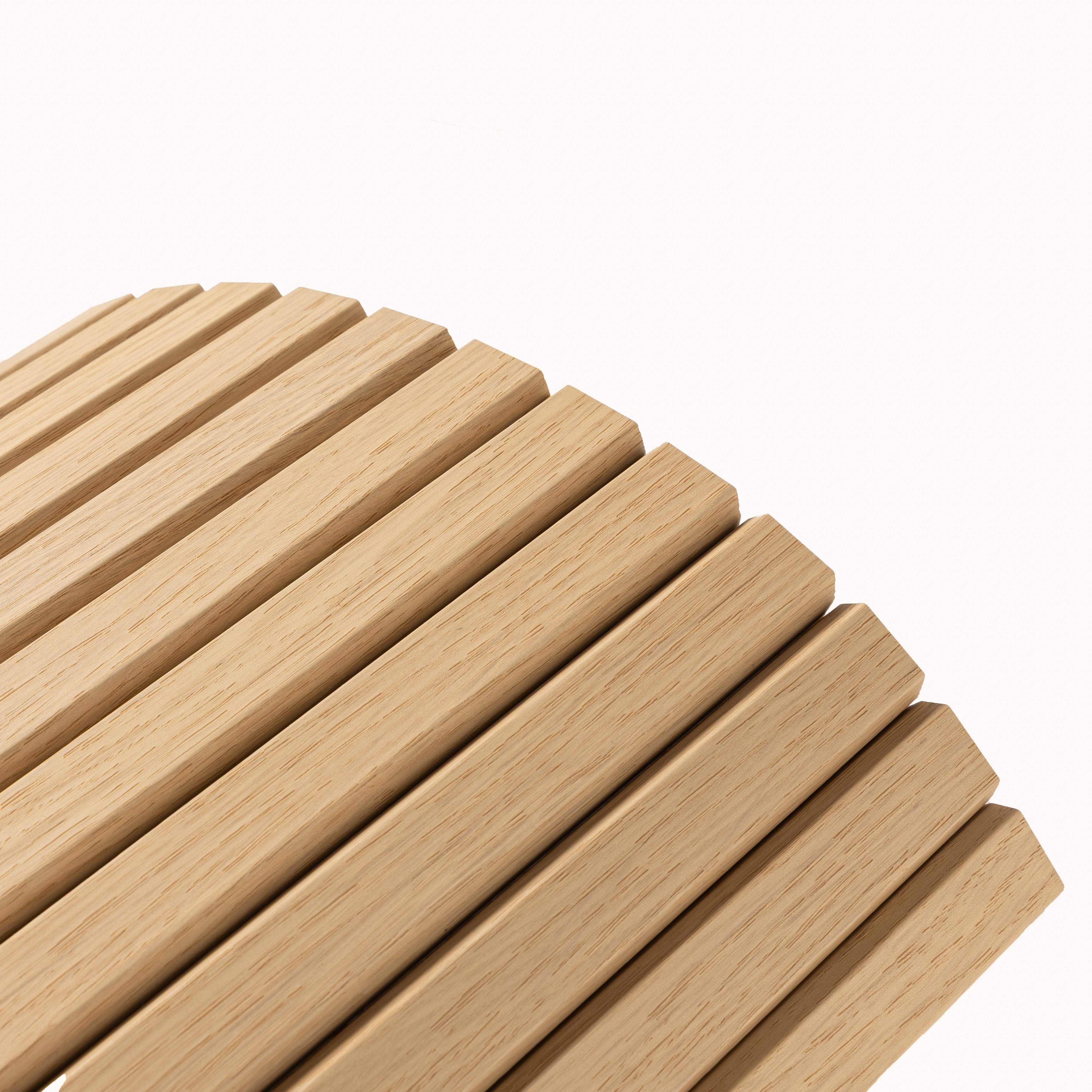 Arborelle Flex Light Oak Flexible Slatted Wood Effect Panel