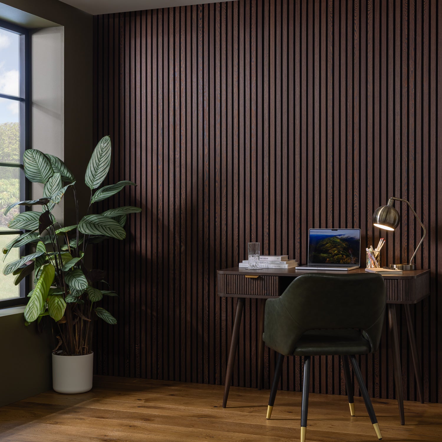SlatWall Acoustic Wenge Panel