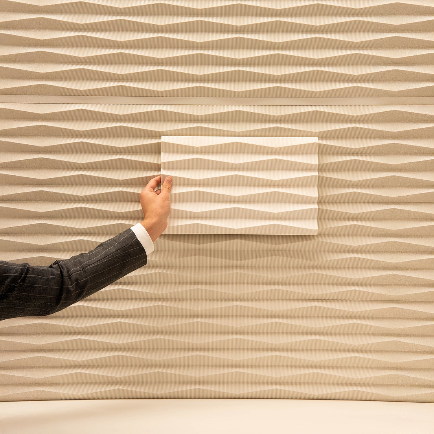 Wall Panel Ridge Orac Ridge 3D Paintable Wall Panel | Naturewall