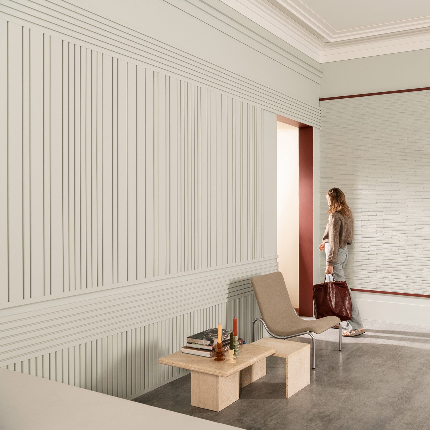 Orac Bar Mix 3D Paintable Wall Panel
