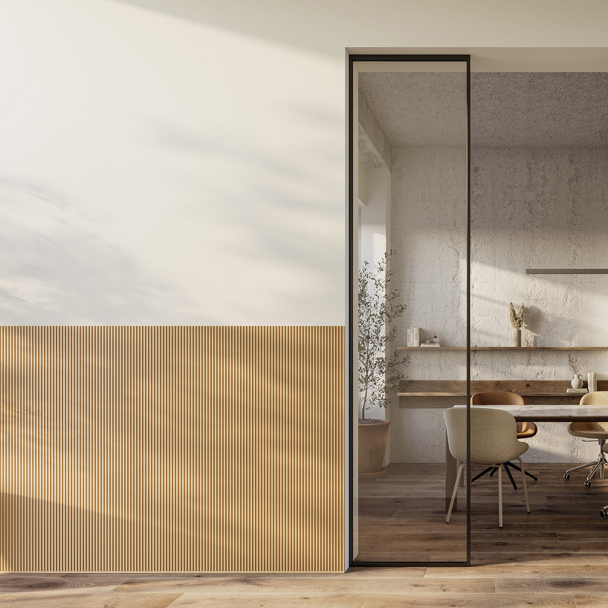 Orac Track 3D Paintable Wall Panel | Naturewall