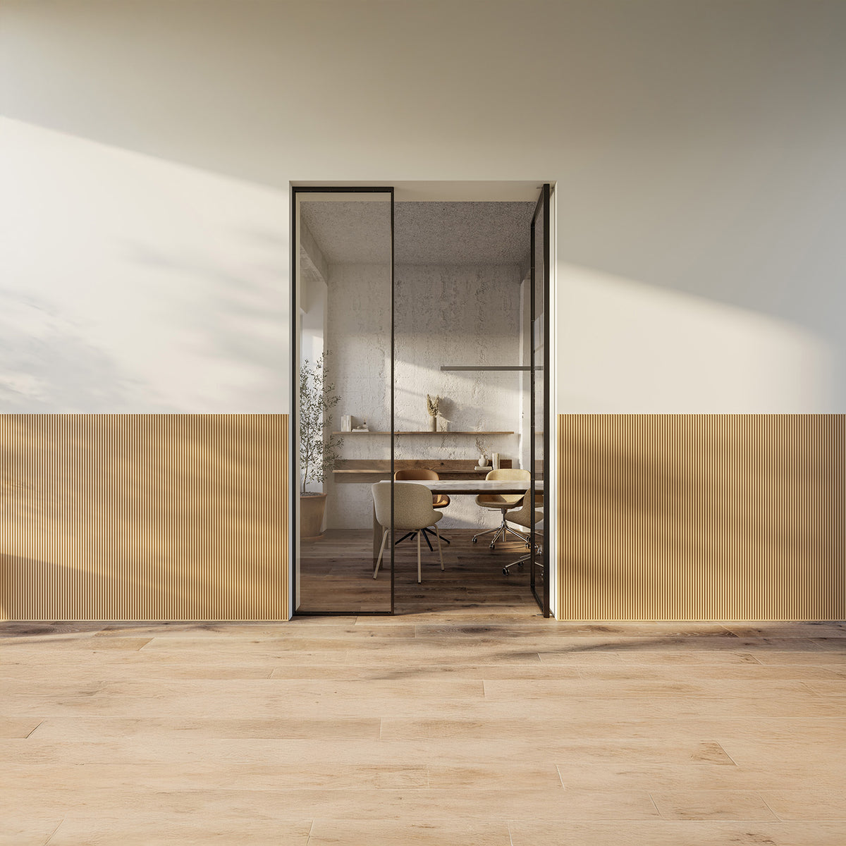 Orac Track 3D Paintable Wall Panel | Naturewall