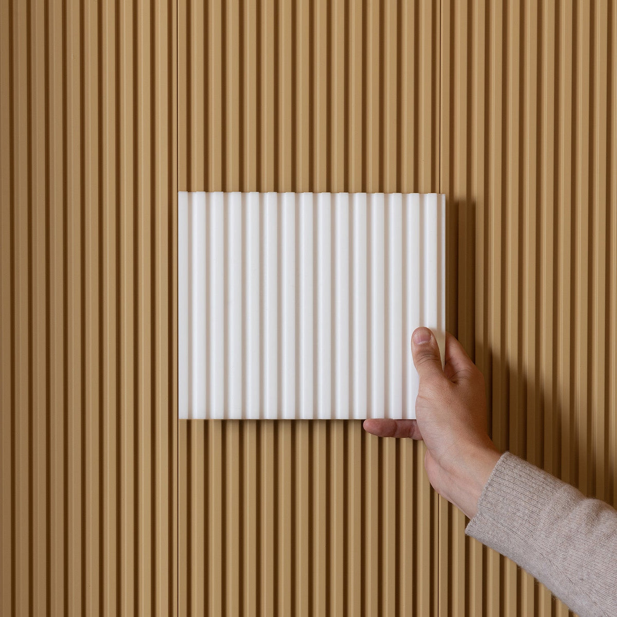 Orac Track 3D Paintable Wall Panel | Naturewall