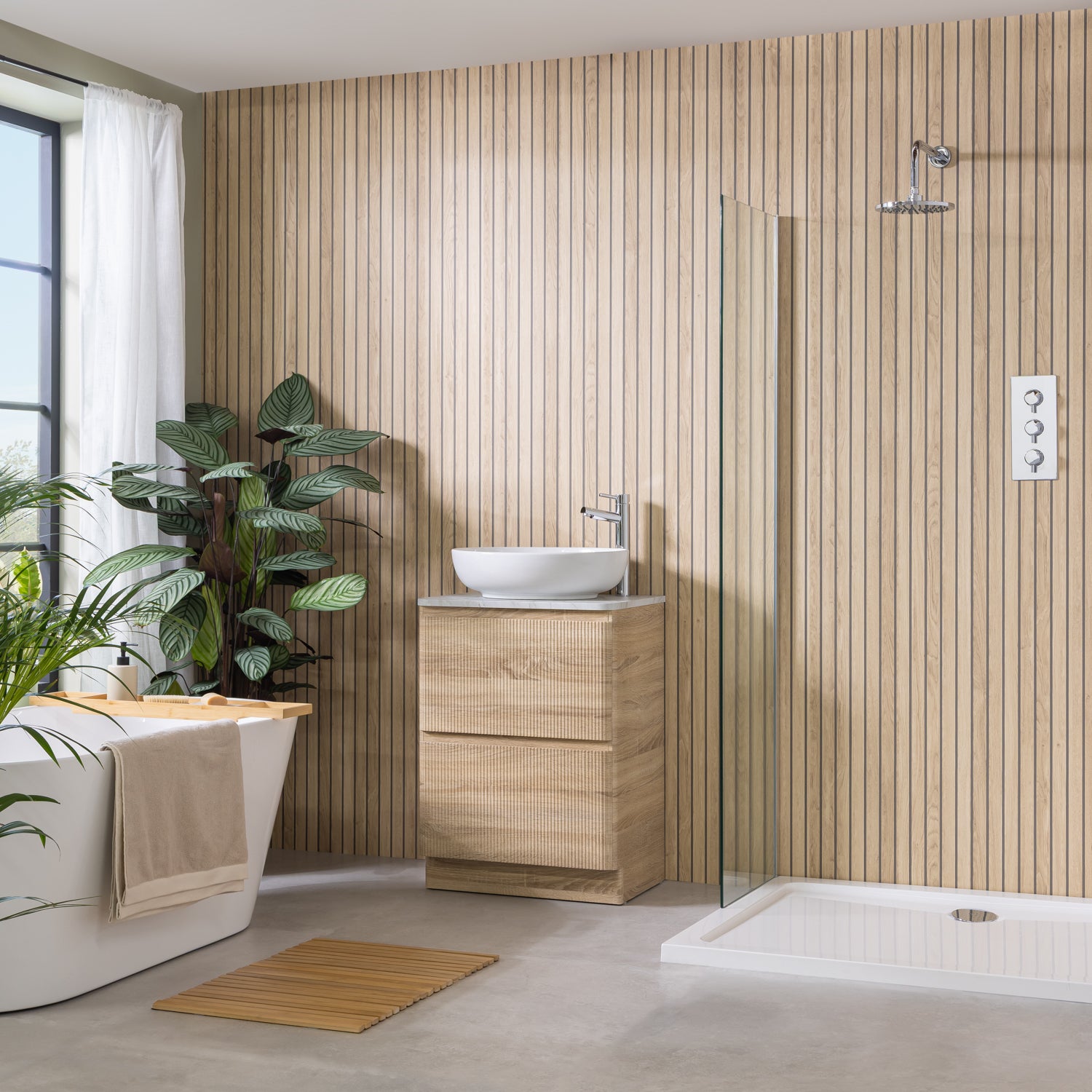 Pvc Bathroom Wall Panels Wood Effect