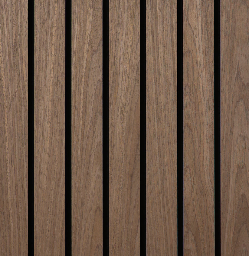 SlatWall Grand Acoustic Dark Walnut Panel | Naturewall