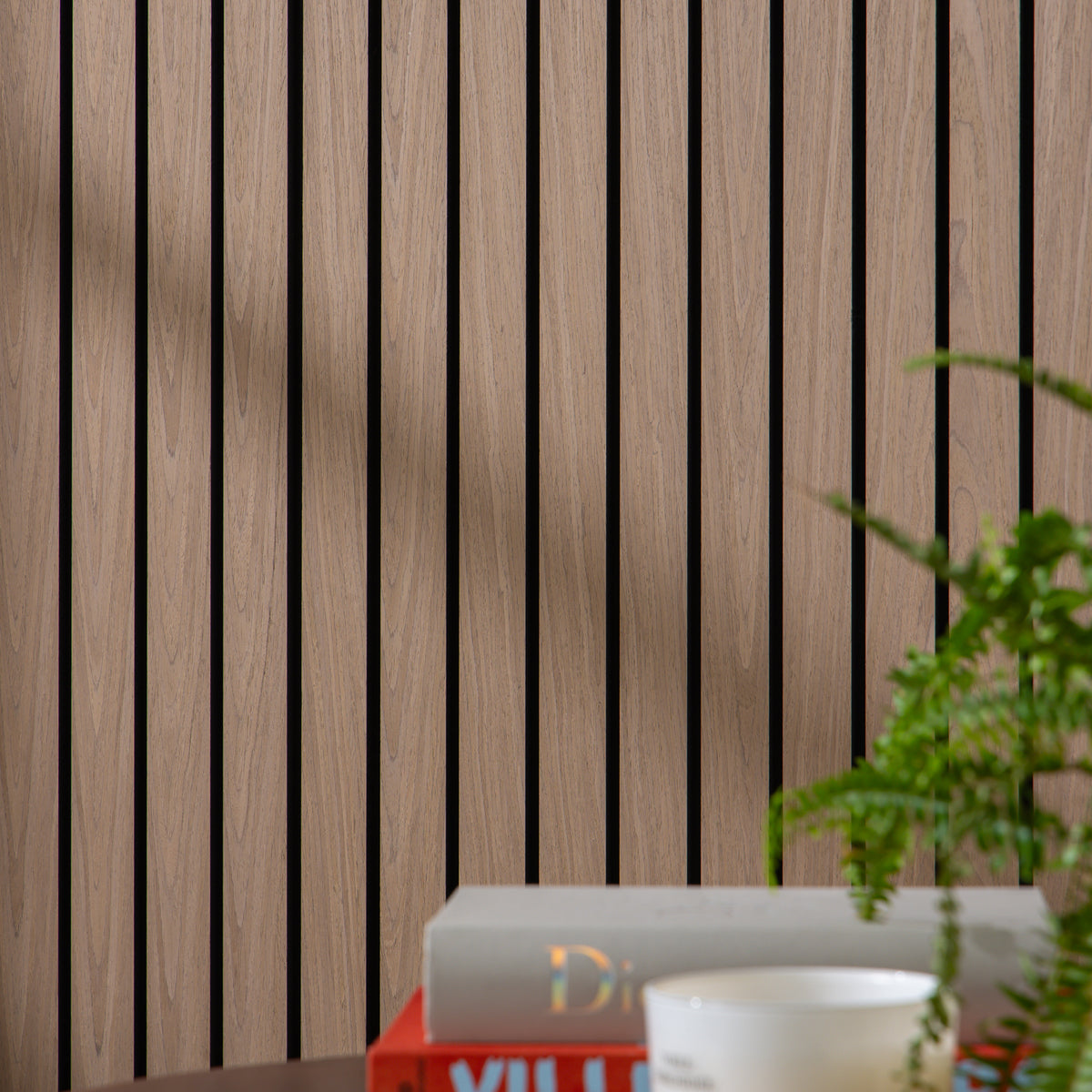 SlatWall Grand Walnut Panel | Naturewall