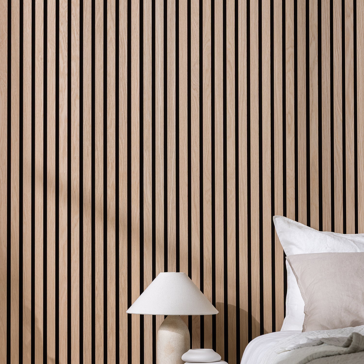 SlatWall Acoustic Oak Lightweight Panel