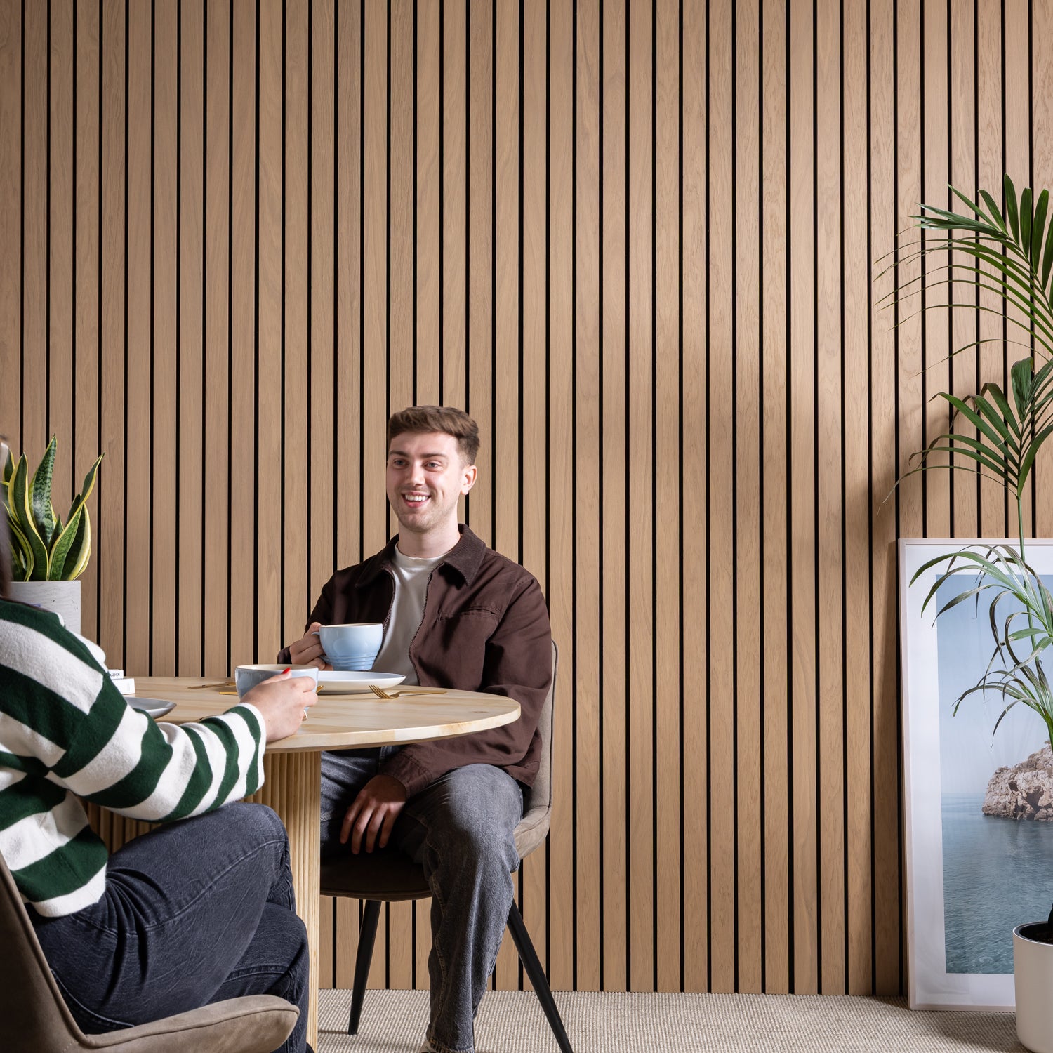 SlatWall Grand Acoustic Light Oak Panel