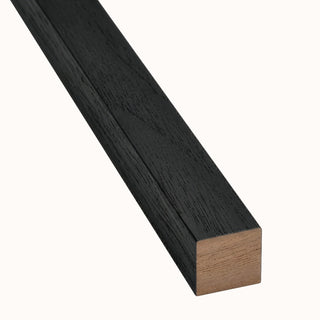 SlatWall Black Top Trim