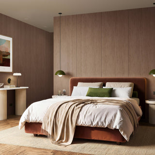 WoodWall Walnut Flat Wood Veneer Wall Panel