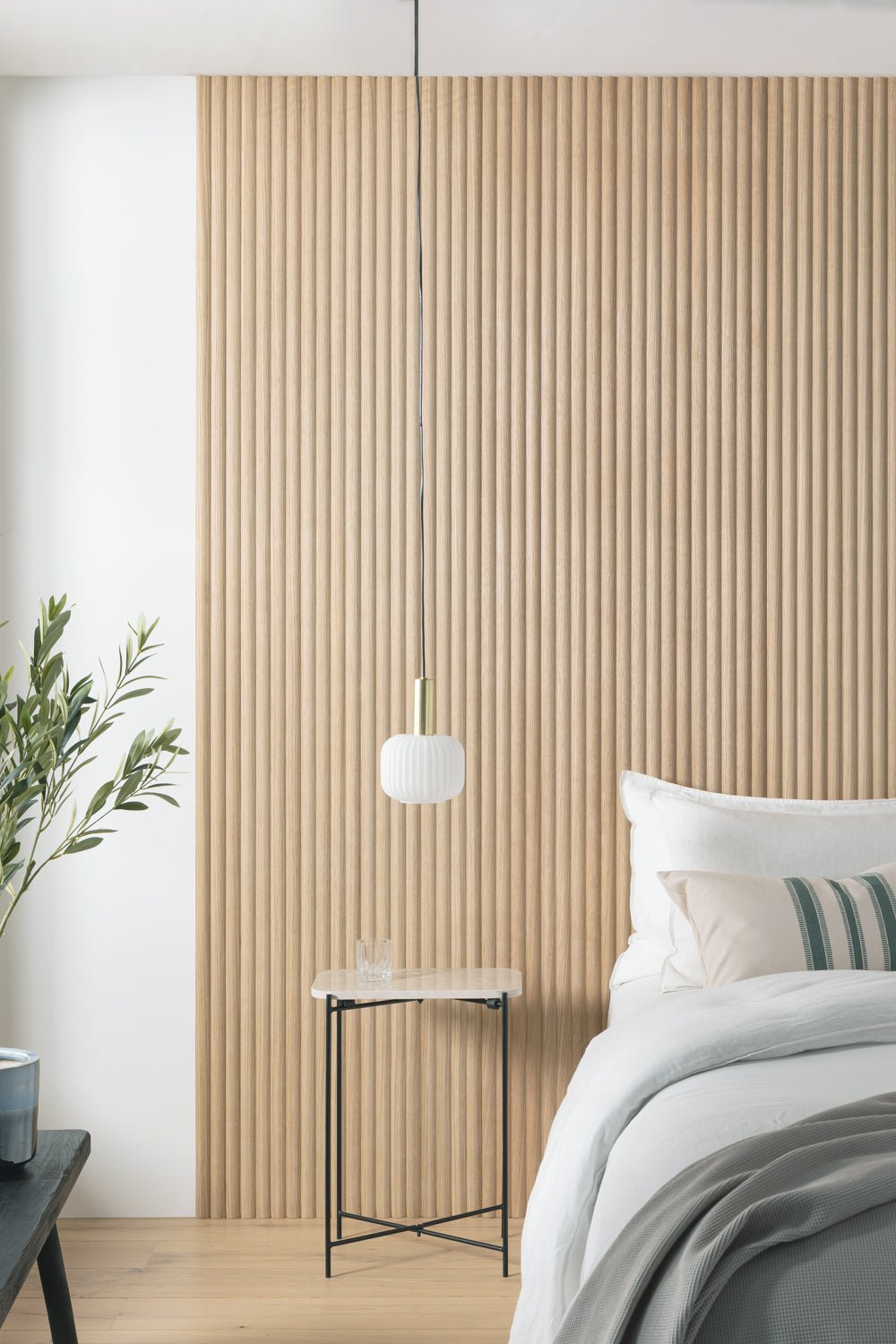 Arborelle Natural Oak Reeded Wall Panel | Naturewall