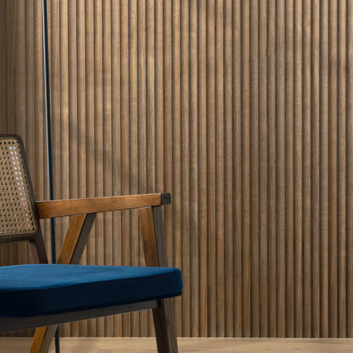 Arborelle Walnut Fluted Wall Panel | Naturewall