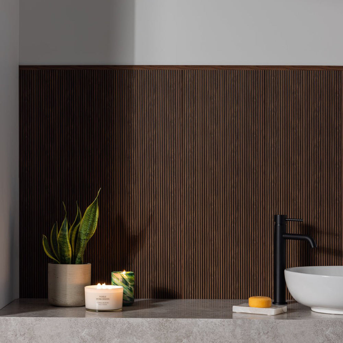 Milislat Waterproof Deep Walnut End Cap – Naturewall