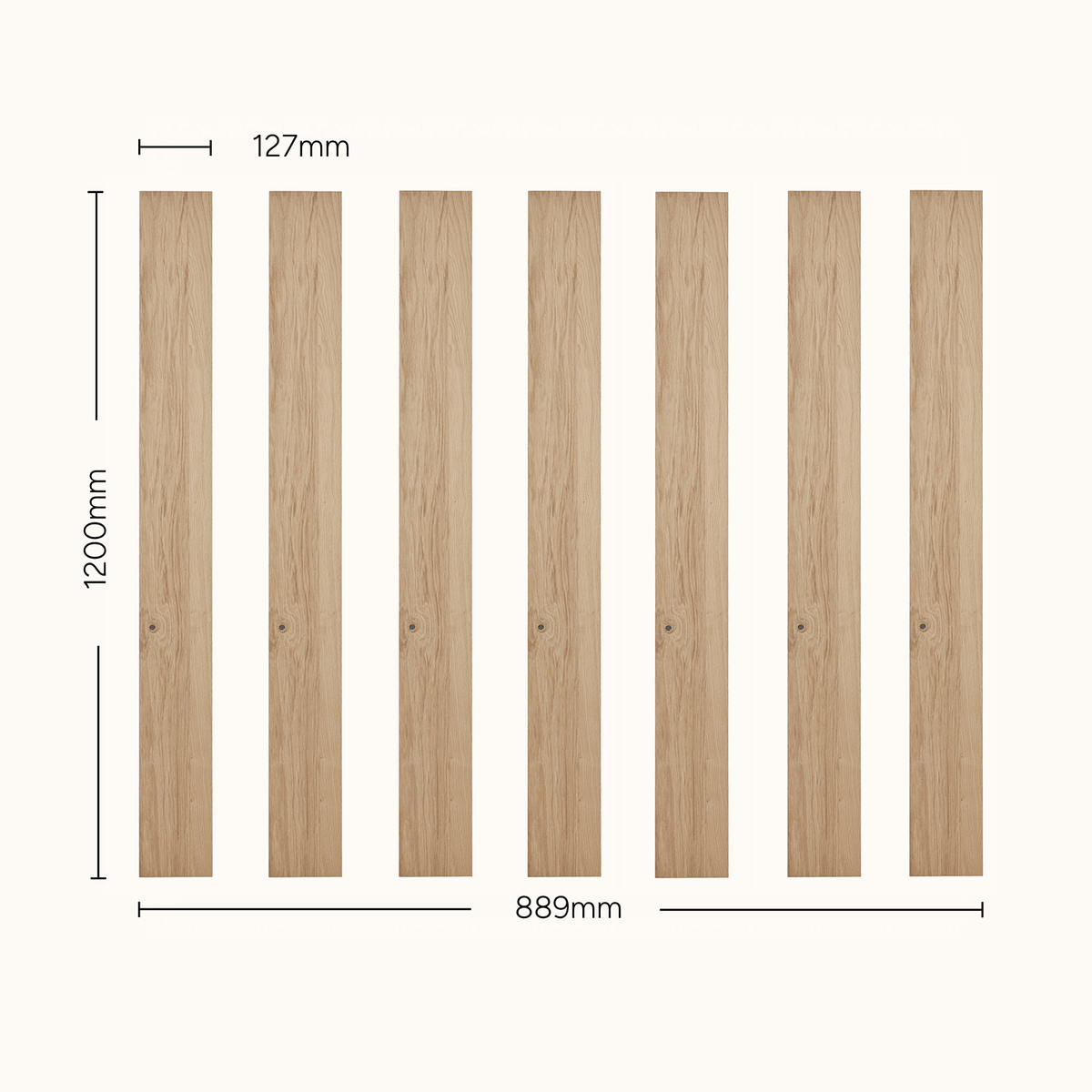 Natural Oak Wood Wall Planks - Easy to Install – Naturewall
