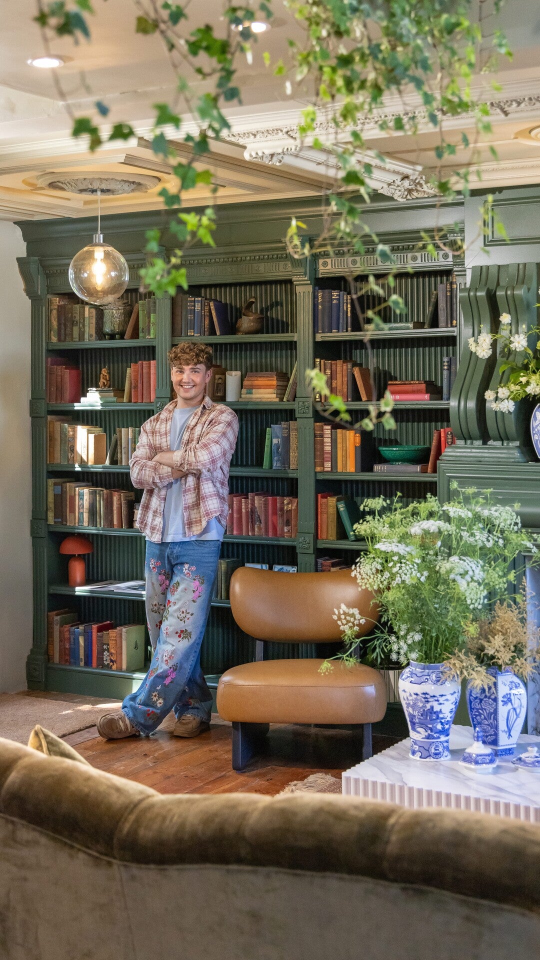 start to finish video showing jack kinsey creating a secret hidden door 