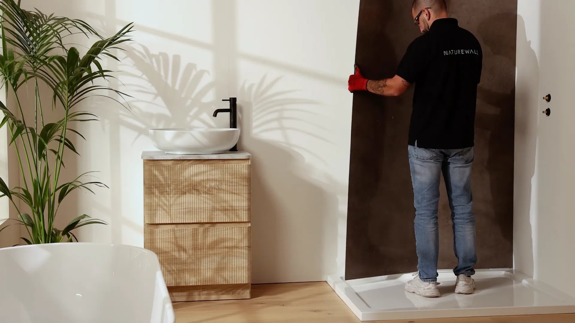 Load video: How To Install Elemence Shower Panels