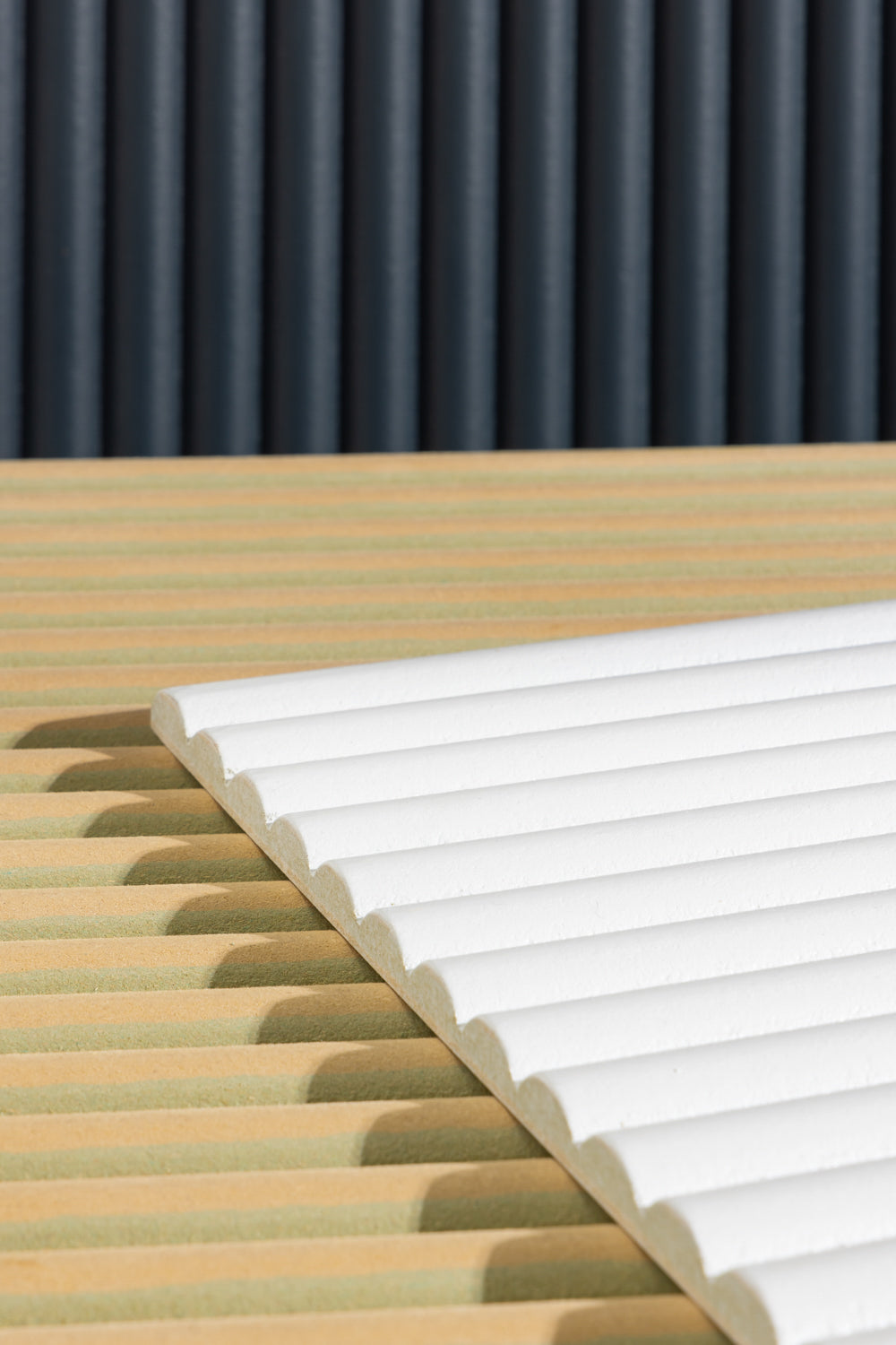 Mdf Reed Board Legacy Reeded MDF Wall Panel Sample | Naturewall