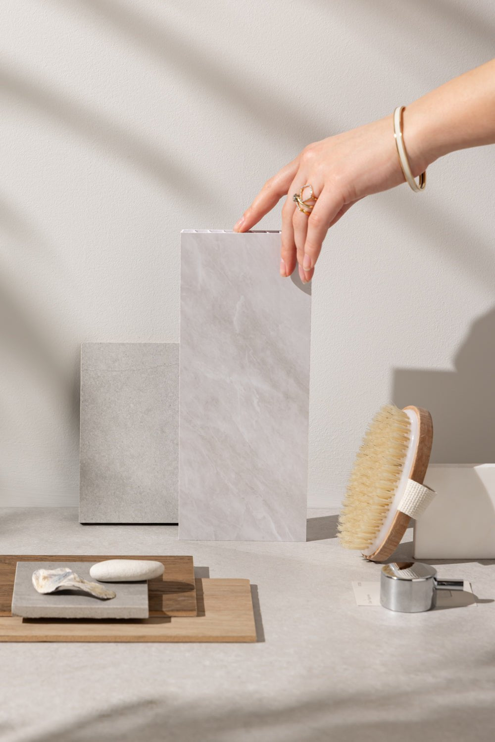 Sivara Dove Grey PVC Sample