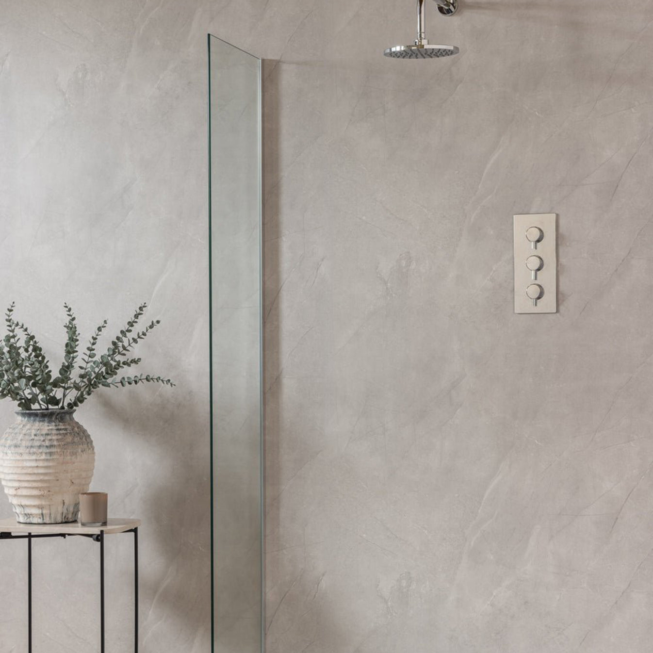 Sivara Natural Stone Marble Effect PVC Shower Panel | Naturewall