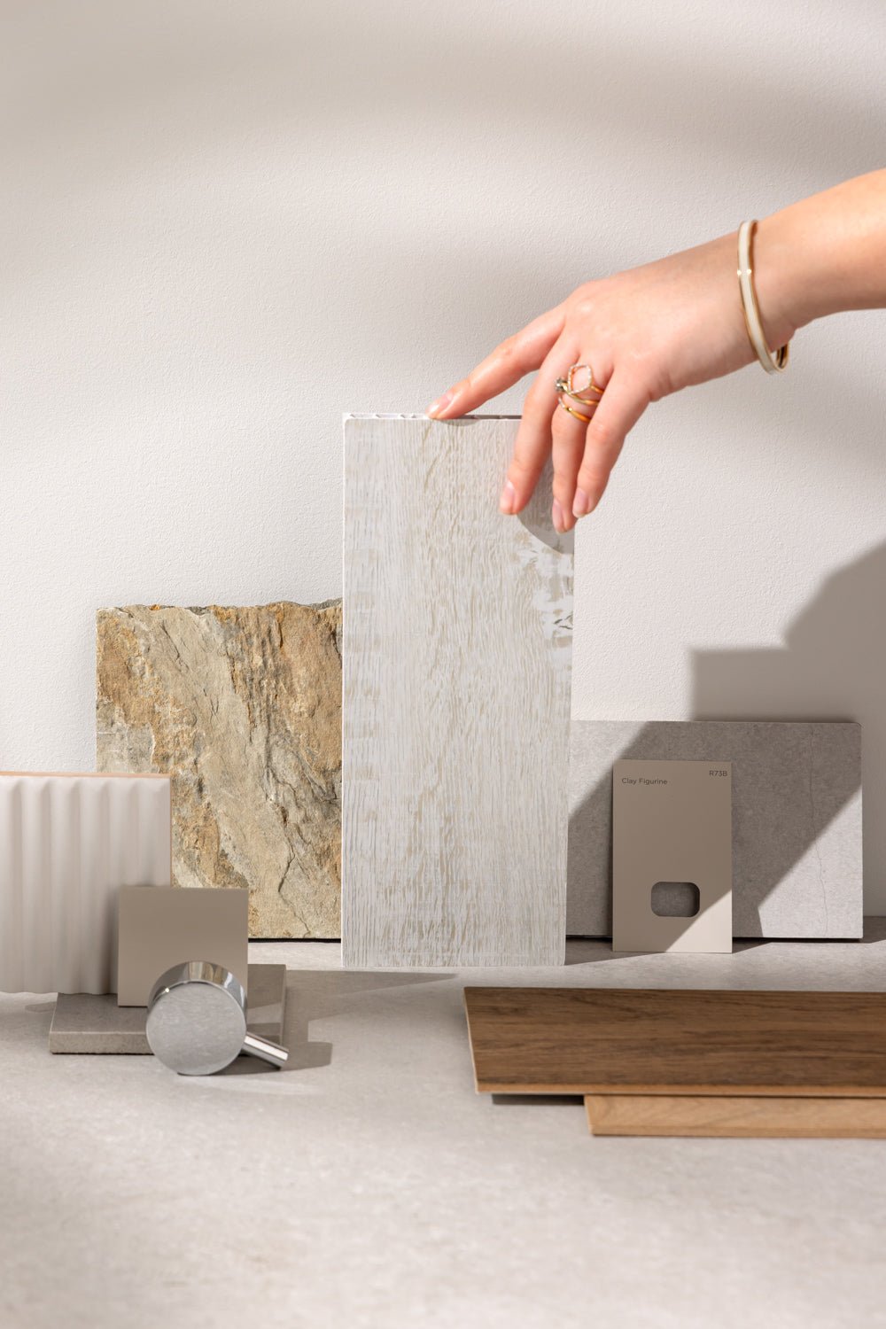 Sivara Silver Birch PVC Sample
