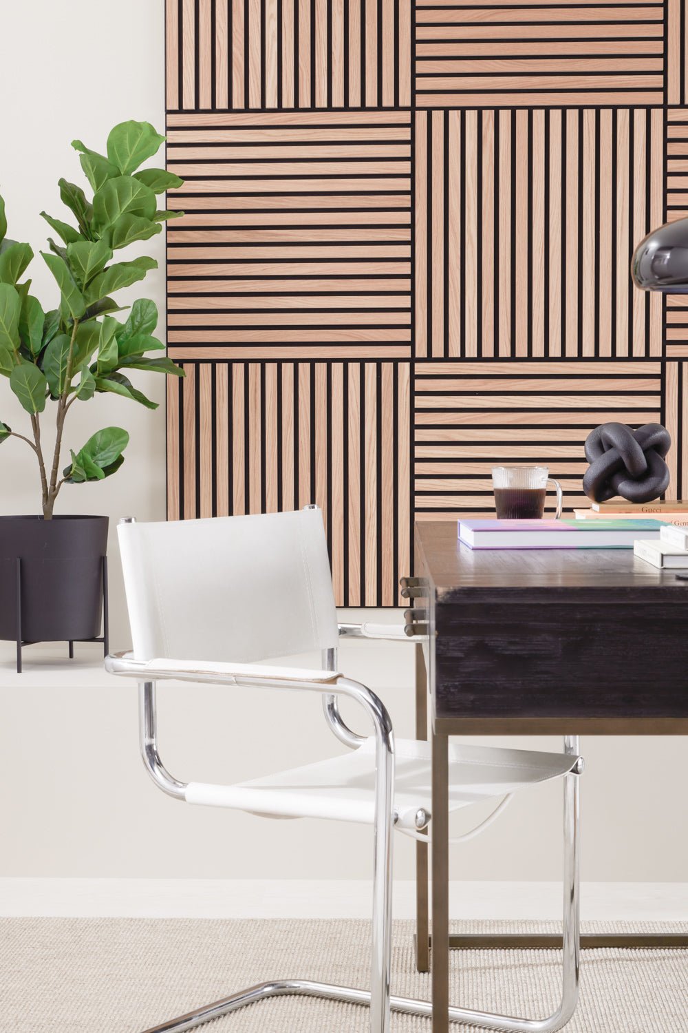 SlatWall Mini Natural Oak Wood Panel | Naturewall