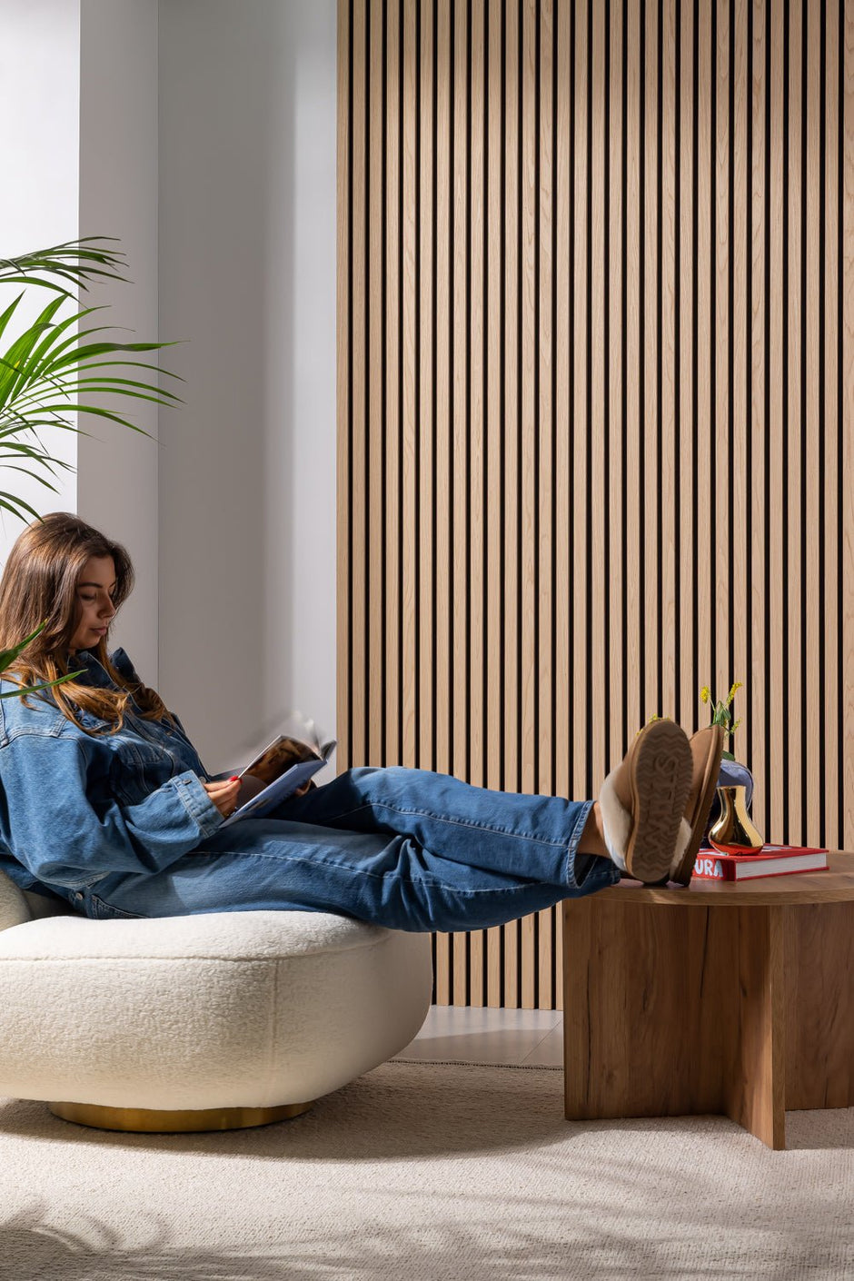 Cladding Reeded Wood Reeded Wall Panels - Naturewall