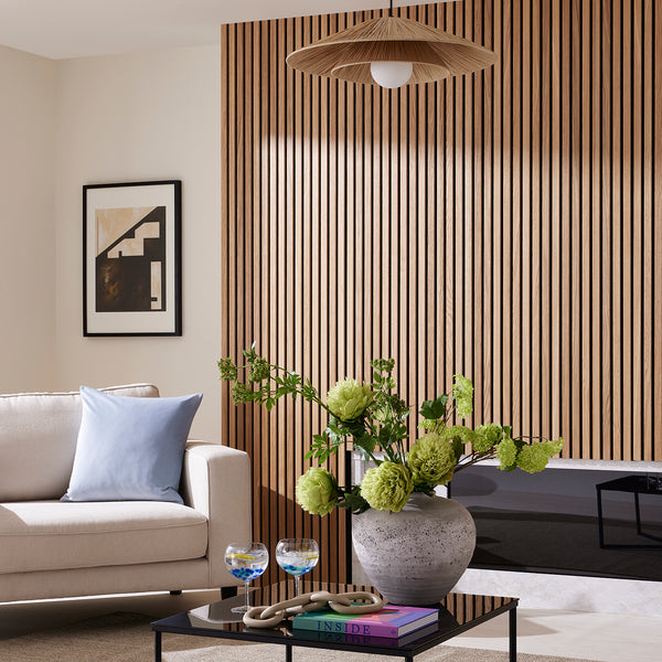 SlatWall Honey Oak Acoustic Panel | Naturewall