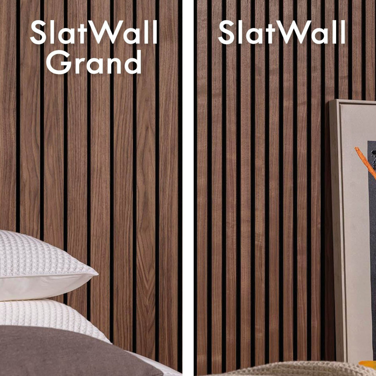 SlatWall Grand Acousic Deep Walnut Panel | Naturewall